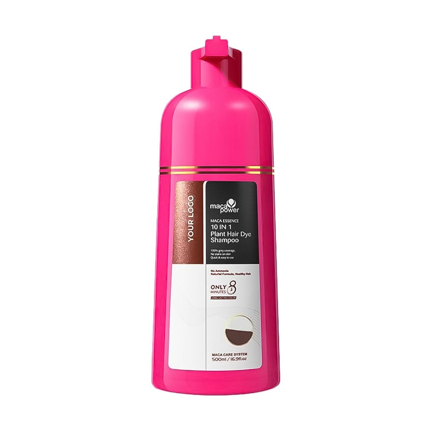 Уцінка! Шампунь для фарбування волосся 10 в 1 Karseell Plant Hair Dye Shampoo, Dark Cofee, 500 мл